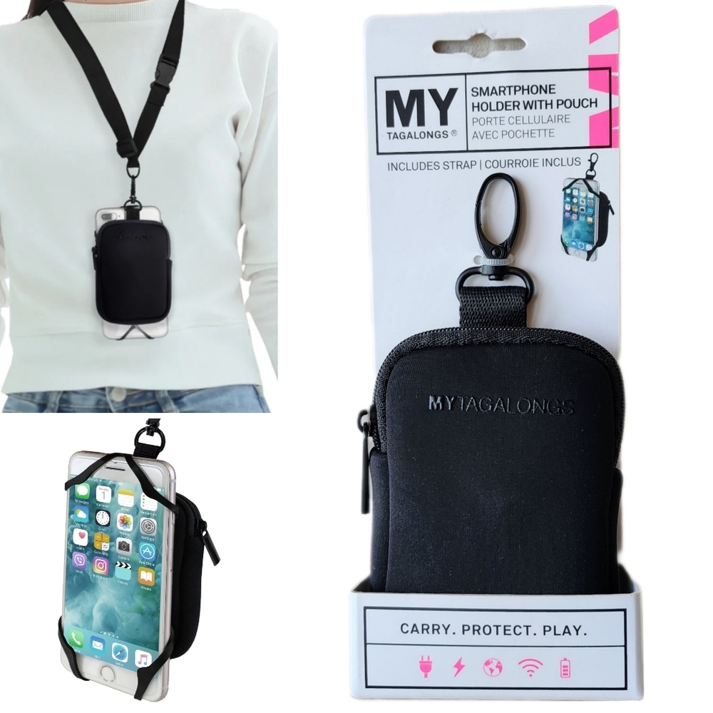 💙 Smartphone Holder with Pouch